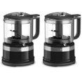 thumbnail image 1 of Picadora de alimentos KitchenAid KFC3516OB, 3.5 tazas, color negro ónix, paquete de 2, 1 of 4