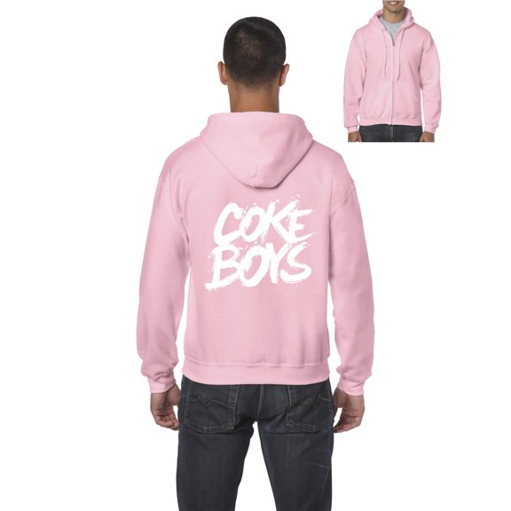 Mens Coke Boys Full-Zip Hooded Sweatshirt