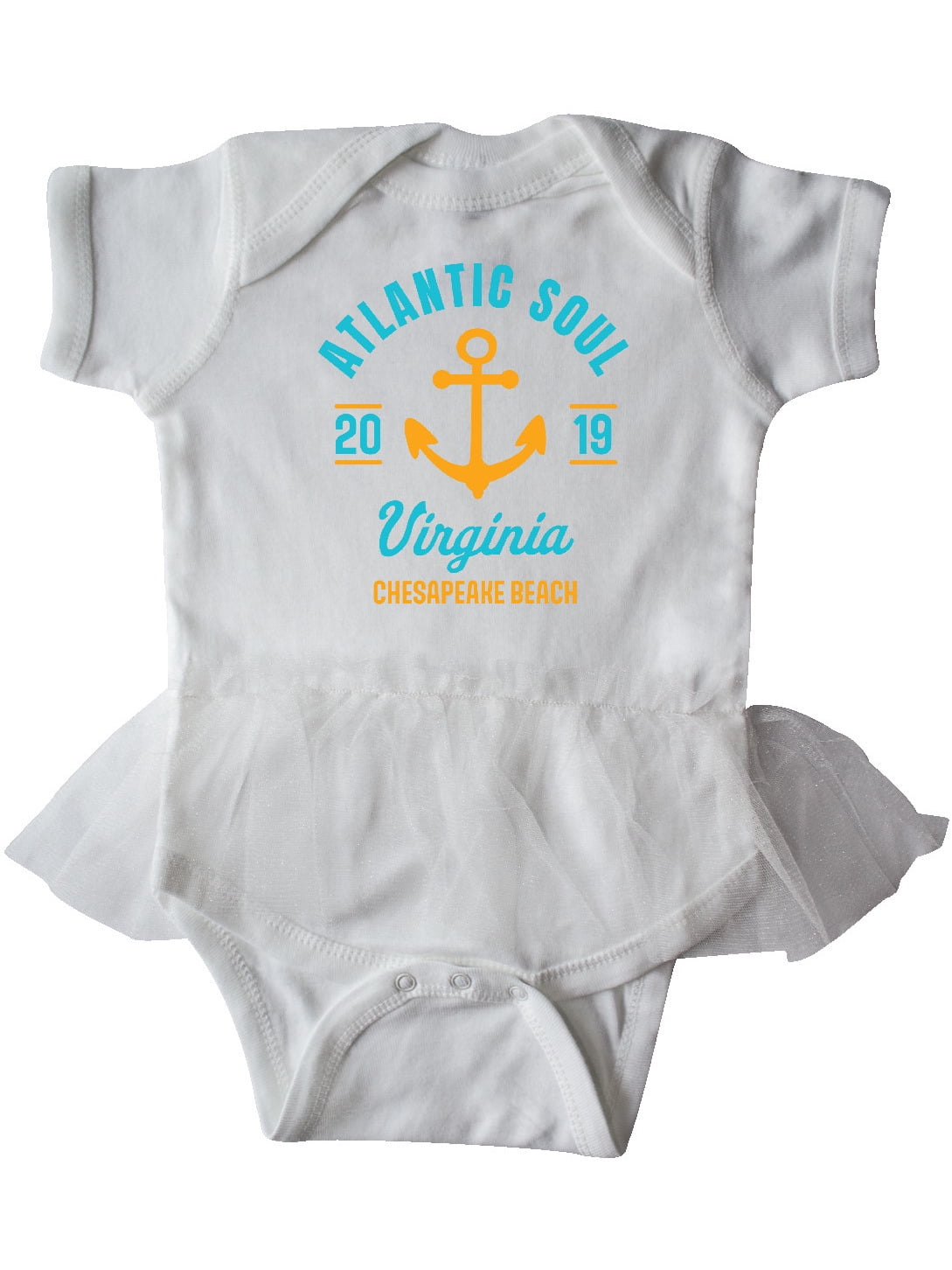 inktastic Atlantic Soul Virginia Chesapeake Beach 2019 with Infant Tutu Bodysuit