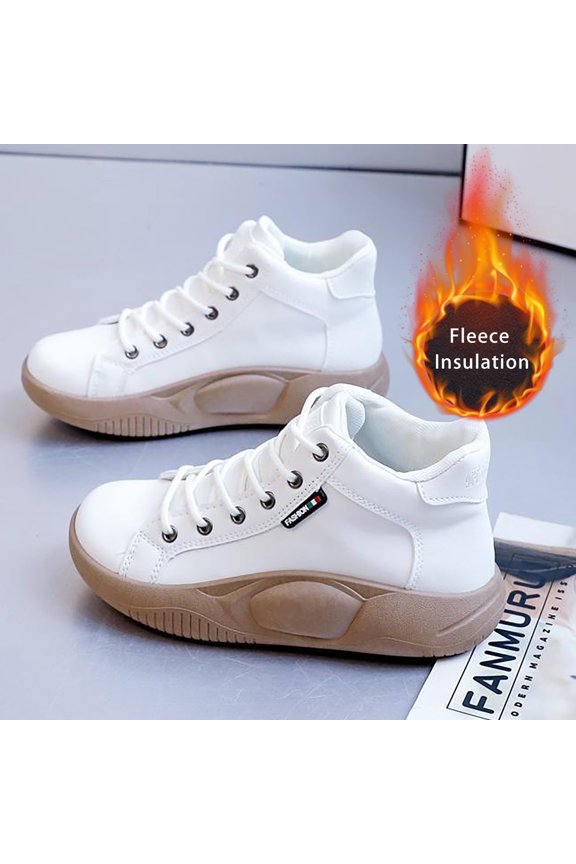 High Top Platform Boots, Women's High Top Platform Boots, 2023 Women's Winter Boots Leather Lace Up Sneakers Ankle Boots And Ankle Boots Shoes