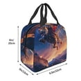 thumbnail image 3 of Pofeuu Starry Sky Flying Tiger Print Lunch Bag Lunch Box Insulated Lunch Bag Adult Lunch Box for Men and Women, 3 of 8