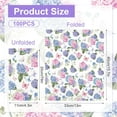 thumbnail image 2 of 100PCS Hydrangea Paper Napkins 3 Ply Disposable Hand Towels for Bathroom Pink Purple Butterfly Flowers Guest Napkins Decorative Dinner Napkins for Wedding Birthday Spring Summer Tea Party, 2 of 14