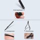 thumbnail image 4 of Juego de manicura, 15 en 1 de acero inoxidable profesional pedicura kit de tijeras de uñas kit de aseo con funda de viaje de cuero negro Afortunado Sencillez, 4 of 5