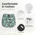 thumbnail image 4 of Rateoe Cute Puppy Printed 2 in 1 Women's Workout Shorts for Athletic Gym Running Shorts with Phone Pockets-Medium, 4 of 7