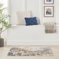 thumbnail image 2 of Nourison Astra Machine Washable 3'3" x 5' Multicolor Modern Indoor Flatweave Rug, 2 of 8