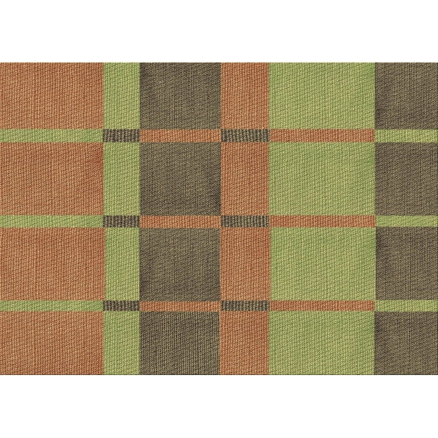 Ahgly Company Machine Washable Indoor Rectangle Transitional Saddle Brown Area Rugs, 2' x 3'