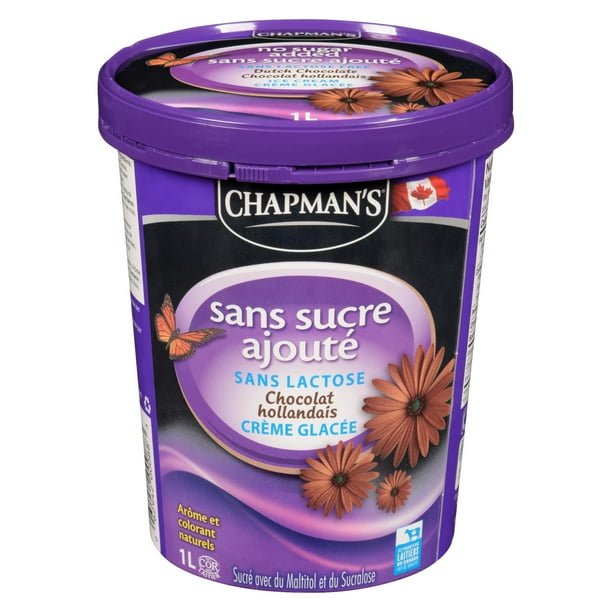 Chapman s No Sugar Added Lactose Free Dutch Chocolate Ice Cream