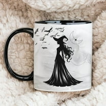 11oz Gothic Witch Mug, Halloween Coffee Mug, Goth Coffee Mug, Witchy Aesthetic, Witchcraft, Pagan Gift, Spooky Vibes, Witches Brew, Witch Gift