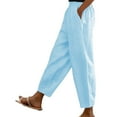 thumbnail image 1 of Pantalones jogger de cintura alta con estampado de calabazas para mujer - Pantalones deportivos ajustados con bolsillos, 1 of 5