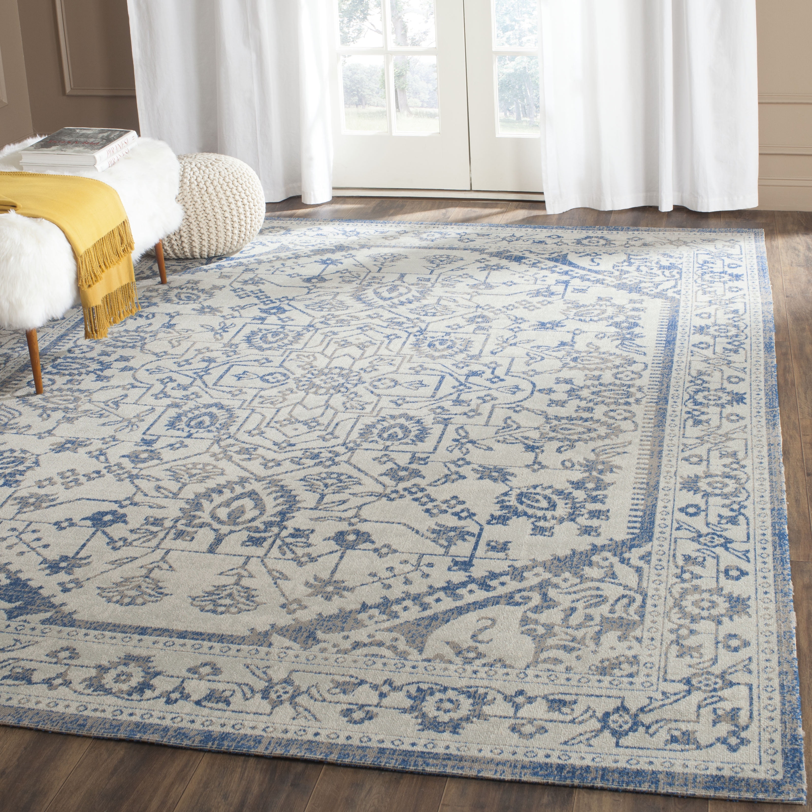 Safavieh Patina Winton Fl Bordered Area Rug Or Runner
