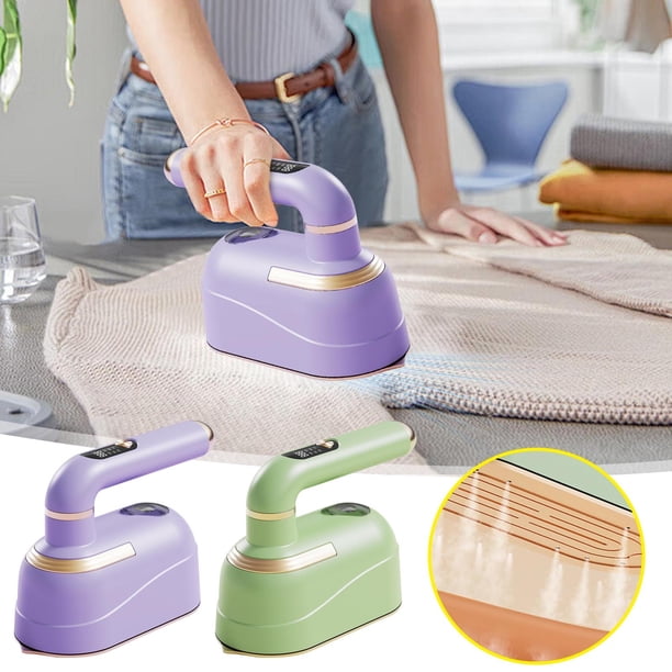 Ganfancp Máquina de Planchar Manual Pequeña Máquina de Planchar Doméstica Portátil con Mango Giratorio Máquina de Planchar a Vapor con Rociador Ofertas Del Día Liquidación 1* Máquina de Planchar