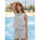 thumbnail image 5 of Camiseta sin mangas de verano EXLURA de 2 piezas Outfits para mujer, 5 of 6