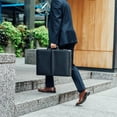 thumbnail image 6 of Alpine Swiss Mens Briefcase Expandable Genuine Leather Attache Briefcase For Men Dual Combination Lock Business Case, 6 of 8