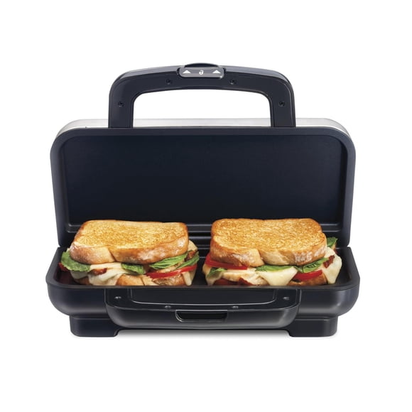 Sandwichera Deluxe Proctor Silex Acero Inoxidable Placas Antiadherentes