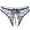 BK2, variant on Women's Panties Transparent Lace Up Crotch Open Panties for Women Open Front Details and Sheer Mesh Underwear Red One Size
