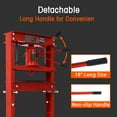 thumbnail image 2 of imerelez 20 Ton Bottle Jack Shop Press, Bend, Straighten, or Press Parts, Install Bearings, U-Joints, Bushings, Ball Joints, and Pulleys,RED, 2 of 8