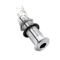 thumbnail image 4 of Conector de salida montaje empotrado de cilindro plateado de cobre para bajo, 4 of 6