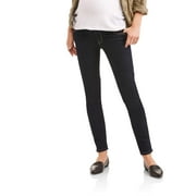 Angle View: Oh! Mamma Women's Maternity Skinny Jeans with Underbelly Panel