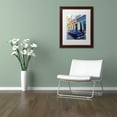 thumbnail image 3 of Trademark Fine Art 'Vatage Blue Studebaker in Havana' Matted Framed Art by Masters Fine Art, 3 of 4