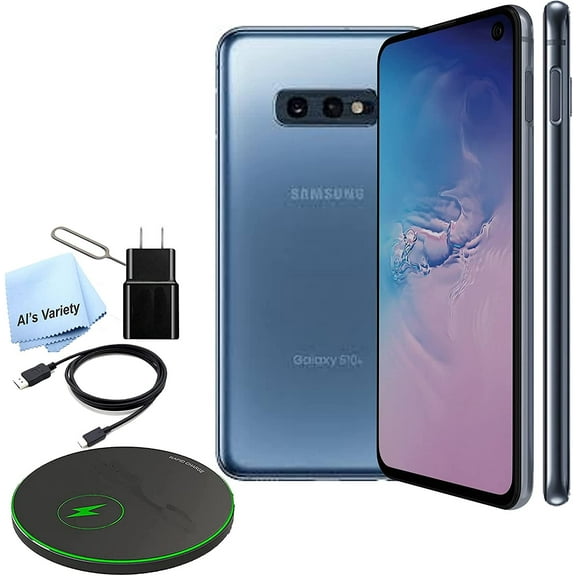 Restored Samsung Galaxy S10e SM-G970U 128GB Smartphone Unlocked, Prism Blue (Refurbished)