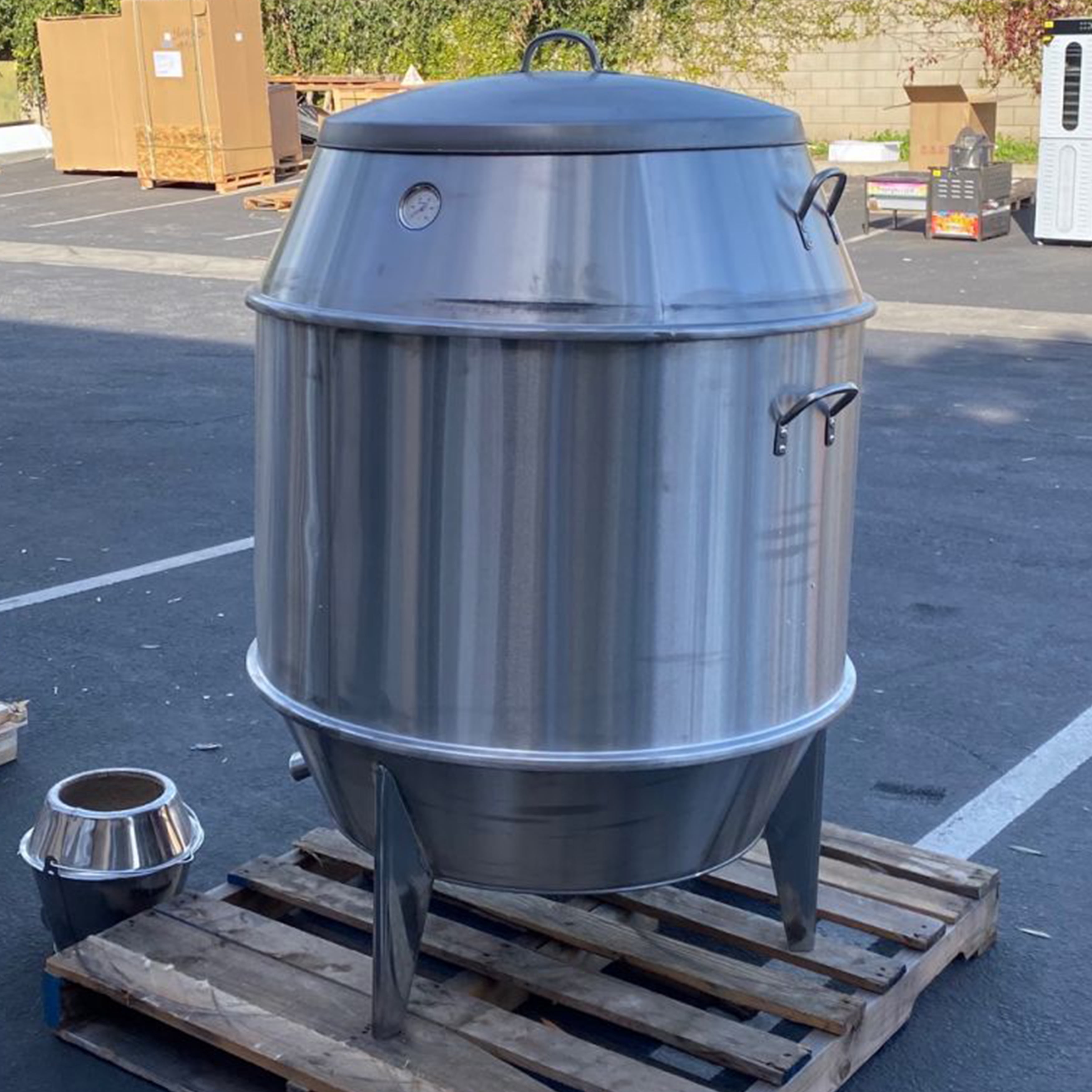 Commercial Gas Charcoal Dual Use Roaster Oven Roasting Machine, Cantonese Roast Charcoal GAS Duck Machine