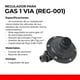 thumbnail image 2 of REGULADOR DE GAS PROGAS 1 VIA 1/4' A 3/8' REG-001, 2 of 7
