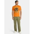 thumbnail image 2 of Halloween Men's Pumpkin Trick or Treat Graphic Tee from Way to Celebrate, Sizes XS-3XL, 2 of 5