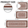 thumbnail image 2 of TECHVIDA Bathroom Rugs 3pcs Set,Non-Slip Ultra Soft Bath Rugs,Machine Washable,Water Absorbent,Light Brown, 2 of 8
