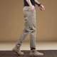 thumbnail image 5 of Pantalones casuales de sastrería para hombre, pantalones holgados de negocios para hombre, pantalones de oficina holgados de algodón, rectos, ajustados, largos, clásicos, ropa de calle, 5 of 5