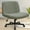 Teddy Fabric-Green, variant on CELTOSS Criss Cross Legged Home Office Chair, Fabric Armless Swivel Task Computer Chair with Wheels, Wide Seat, Vanity Chair, Comfy Chair, Beige