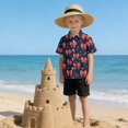 thumbnail image 6 of Dailycode Small Short Sleeve Button Down Shirts Red Bow and Star Casual Shirt 3-10 Years, 6 of 9
