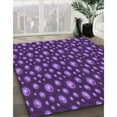 thumbnail image 3 of Ahgly Company Machine Washable Indoor Rectangle Transitional Purple Iris Purple Area Rugs, 8' x 10', 3 of 7