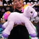 thumbnail image 2 of Pony Unicornio de Peluche PELUCHERIA Acostado 60 Cm Blanco, 2 of 5