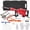 2200W-4pcs set, variant on EastVita 2200W Demolition Jack Hammer 65A Jack Hammer Concrete Breaker Tool Kit, Set of 4 W/Case, Noise-Canceling Earplug, Shoulder Strap