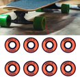 thumbnail image 4 of 8 Pcs Bearings, High Wear Resistant for Skate Skateboard Trucks Scooters Wheel Roller Skate - orange, 4 of 9