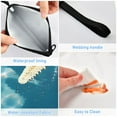 thumbnail image 4 of Haosy 3 Pack Reusable Ziploc Bags BPA Free Healthy Food Storage Bag Leakproof Sandwich Snack Freezer Bags Starfish with Sunglasses, 4 of 7