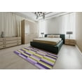 thumbnail image 5 of Ahgly Company Machine Washable Indoor Square Transitional Tan Brown Area Rugs, 3' Square, 5 of 7