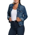 thumbnail image 4 of Dollhouse Women's Juniors Basic Denim Jacket, 4 of 4