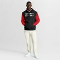 thumbnail image 3 of Men's Fanatics  Black/Red Toronto Raptors Half Court Shot Clock Fastbreak Hoodie, 3 of 5