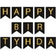 thumbnail image 2 of Pancarta de feliz cumpleaños, guirnalda de cumpleaños, decoraciones para fiestas (negro) Fokelyi LN-2497, 2 of 6