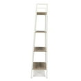 thumbnail image 3 of OFM ESS-1045-WHT-NAT 4-Shelf Free Standing Ladder Bookshelf, Natural with White Frame, 3 of 5