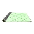 thumbnail image 2 of Ahgly Company Indoor Round Solid Green Modern Area Rugs, 3' Round, 2 of 4