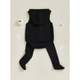 thumbnail image 5 of Baby Boy Girl Halloween Outfit 0 3 6 12 18 Months Infant Hooded Sleeveless Romper Jumpsuits with Stockings Halloween Clothes, 5 of 10