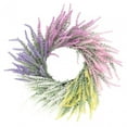 thumbnail image 4 of Abbraccia Artificial Flower Wreath Spring Wreath Photography Props Durable Wall Hanging Ornament Garland for Wedding Housewarming Party, 4 of 10