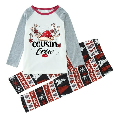 

Fnhpitd Christmas Pajamas 2023 New Christmas Family Home Suit Family Matching Christmas Loungewear Kids Pajamas Parent Child Set Family Christmas Pajamas Matching Sets