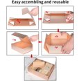 thumbnail image 4 of Lifelum Gift Box Rose Gold Large Gift Boxes with Magnetic Lid 2 Pack 8 x 7 x 3 Gift Box Bridesmaid Proposal Box Sturdy Storage Box for Presents with Lids Contains Card, Ribbon, Shredded Paper Filler, 4 of 7