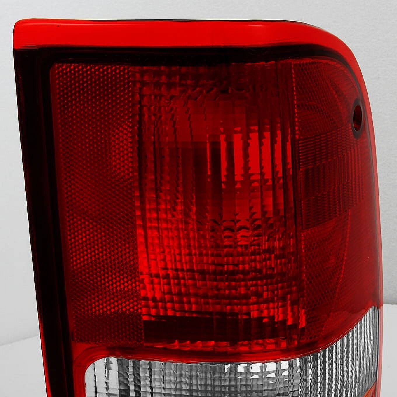 AKKON - For 1993-1997 Ford Ranger Pickup Truck Red Clear Rear Tail Light Brake Lamps Replacement Pair Left + Right