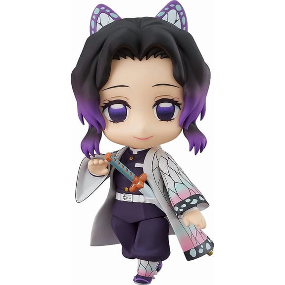 Slayer: Kimetsu no Yaiba Shinobu Kocho Nendoroid Action Figure, Multicolor