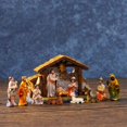 thumbnail image 4 of Nativity Sets for Christmas Indoor Set of 12 Pieces Tabletop Classic Nativity Scene Resin Figurines Set Religious Decorations Collection Gifts fot All Holidays Home Decor, 4 of 9