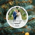 thumbnail image 3 of Engagement Ornament Gift for Couples, Custom Newly Engaged Couples Ornament, Happy Engagement Ornament for Her Him, Bride to Be Ornament, Just Engaged Gifts, Personalized Name Engaged Ornaments f2u, 3 of 6